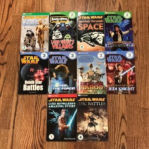 10 Star Wars Books!- soft cover